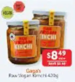 WHOLELIFE Gaga's Raw Vegan Kimchi offer
