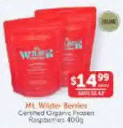 WHOLELIFE Mt. Wilder Berries Certified Organic Frozen Raspberries offer