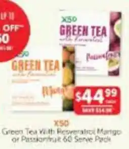 WHOLELIFE Green Tea With Resveratrol offer