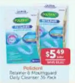 WHOLELIFE Polident Retainer & Mouthguard Daily Cleaner offer