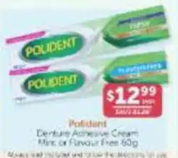 WHOLELIFE Polident Denture Adhesive Cream offer