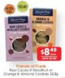 WHOLELIFE Friends of Frank Raw Cacao & Hazelnut Cookies offer