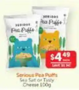 WHOLELIFE Serious Pea Puffs offer