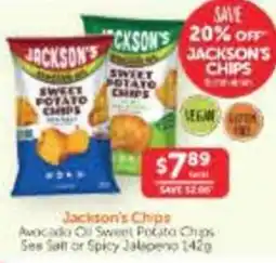 WHOLELIFE Jackson's Sweet Potato Chips offer