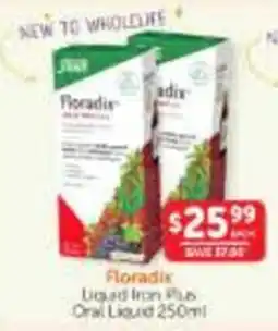 WHOLELIFE Floradix Liquid Iron Plus Oral Liquid offer