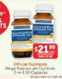 WHOLELIFE Ethical Nutrients Mega Magnesium Glycinate offer