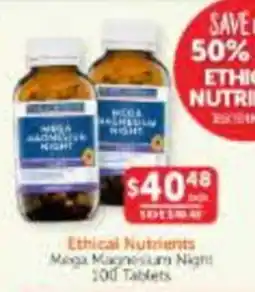 WHOLELIFE Ethical Nutrients Mega Magnesium Night offer