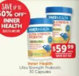 WHOLELIFE Inner Health Ultra Strength Probiotic offer