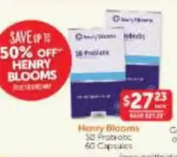 WHOLELIFE Henry Blooms 5B Probiotic offer