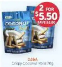 WHOLELIFE Crispy Coconut Rolls offer