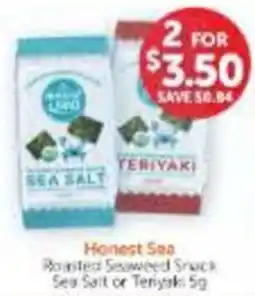 WHOLELIFE Honest Sea Roasted Seaweed Snack offer