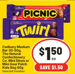 IGA Cadbury Picnic offer