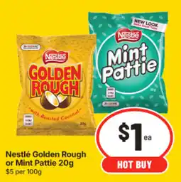 IGA Nestlé Golden Rough or Mint Pattie offer