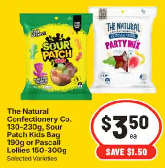 IGA The Natural Confectionery Co. Sour Patch Kids Bag offer
