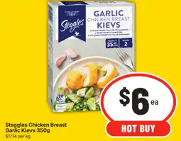 IGA Steggles Chicken Breast Garlic Kievs offer