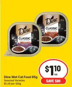 IGA Dine Wet Cat Food offer