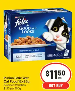 IGA Purina Felix Wet Cat Food offer