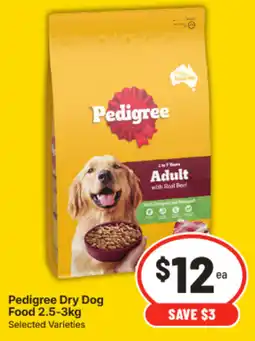 IGA Pedigree Dry Dog Food offer