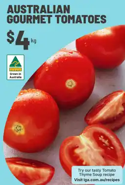 IGA Australian Gourmet Tomatoes offer