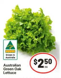 IGA Australian Green Oak Lettuce offer