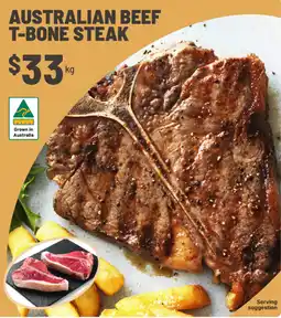 IGA Australian Beef T-Bone Steak offer