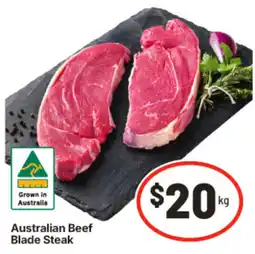 IGA Australian Beef Blade Steak offer