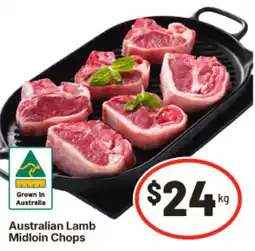 IGA Australian Lamb Midloin Chops offer