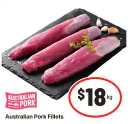 IGA Australian Pork Fillets offer