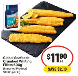IGA Global Seafoods Crumbed Whiting Fillets offer