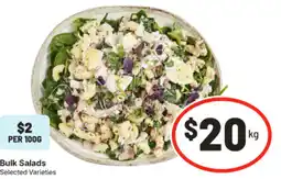 IGA Bulk Salads Selected Varieties offer