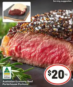 IGA Australian Economy Beef Porterhouse Portions offer