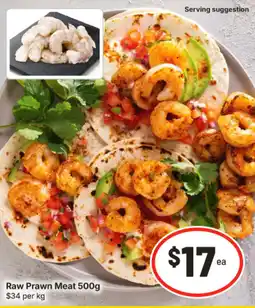 IGA Raw Prawn Meat offer