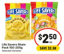 IGA Life Savers Share Pack Selected Varieties offer