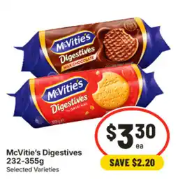 IGA McVitie's Digestives Selected Varieties offer