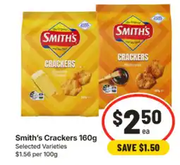 IGA Smith's Crackers Selected Varieties offer