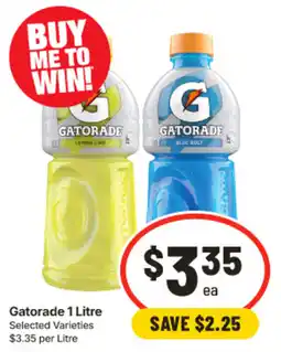 IGA Gatorade 1 Litre offer