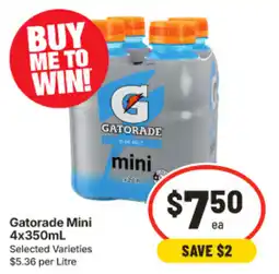 IGA Gatorade Mini offer