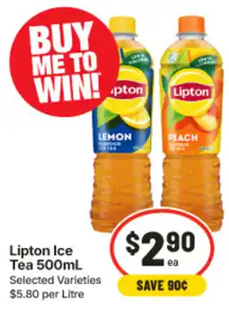 IGA Lipton Ice Tea offer