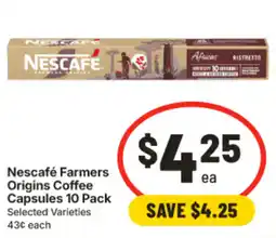 IGA Nescafé Farmers Origins Coffee Capsules offer