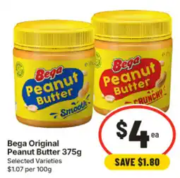 IGA Bega Peanut Butter offer