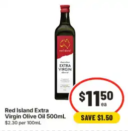 IGA Red Island Extra Virgin Olive Oil offer