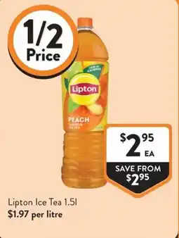 Foodworks Lipton Ice Tea offer