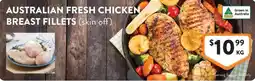 Foodworks Australian Fresh Chicken Breast Fillets (skin off) offer