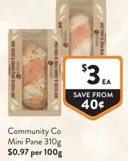 Foodworks Community Co Mini Pane offer