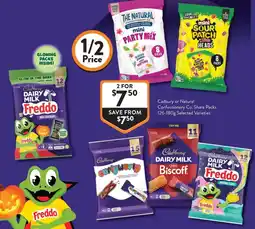 Foodworks Cadbury or Natural Confectionery Co. Share Packs offer
