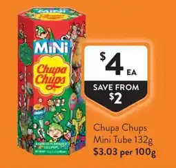 Foodworks Chupa Chups Mini Tube offer