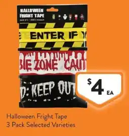 Foodworks Halloween Fright Tape offer