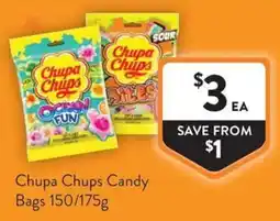Foodworks Chupa Chups Candy Bags offer