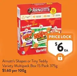 Foodworks Arnott's Shapes Variety offer