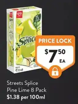 Foodworks Streets Splice Pine Lime offer